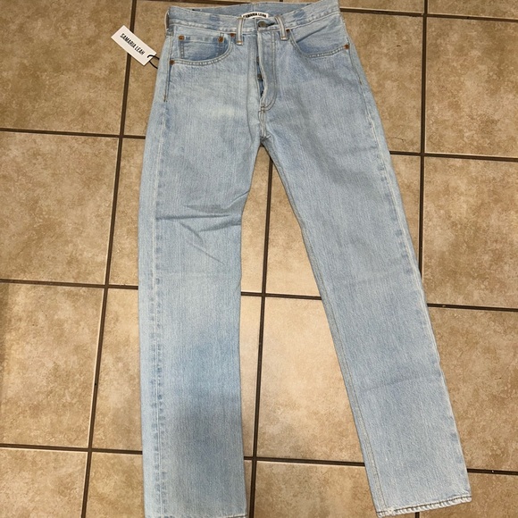 Samaria Leah Denim - Samaria Leah Virgo HALO re work Levi jeans size 6